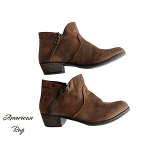 American Rag Abby Almond Toe Ankle Fashion Boots  Sz 7M